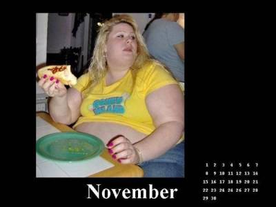 Календарь толстых женщин картинки